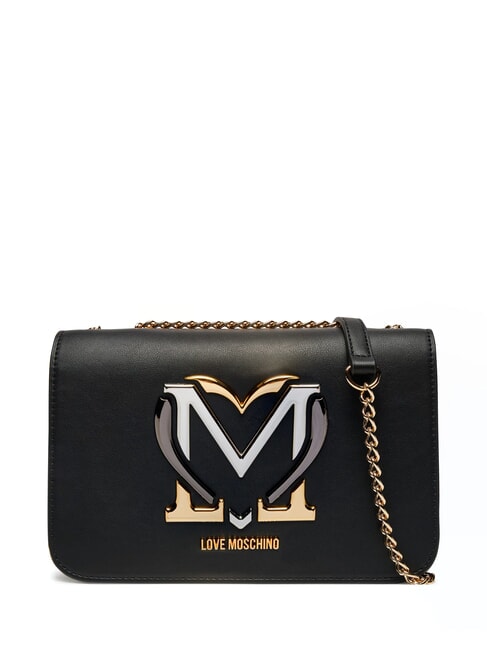 LOVE MOSCHINO COLORFUL HEART  Umhängetasche Schwarz - Damentaschen