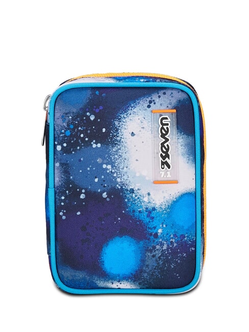 SEVEN SPEED PAD RETROCOLOR Komplettes Federmäppchen mit Schulset blautief - Etuis und Zubehör