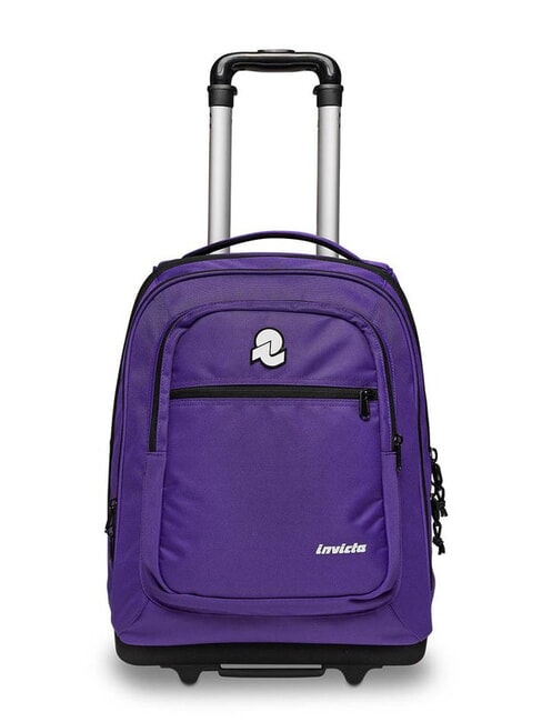 INVICTA BUMP PLAIN 2-Rad-Trolley-Rucksack Rose - Rucksäcke mit Trolleyfunktion