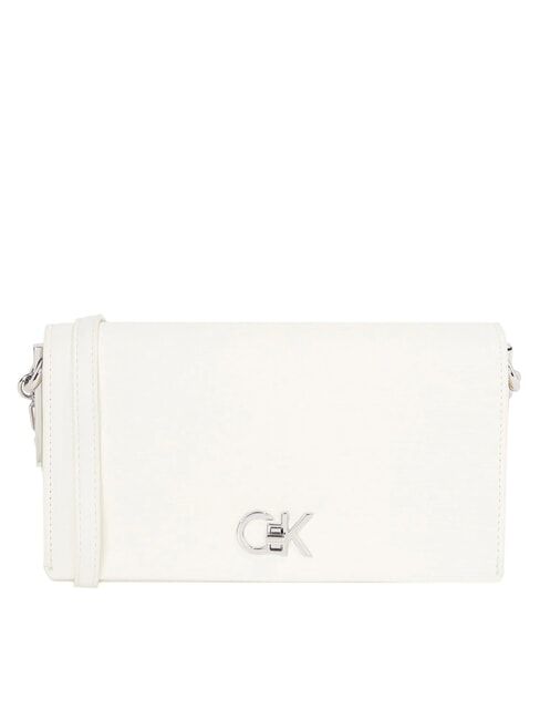 CALVIN KLEIN CK CHAIN Mini-Umhängetasche Kreide - Damentaschen
