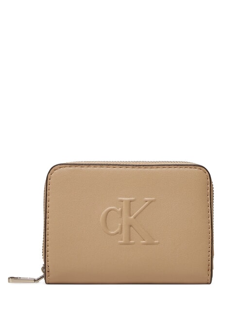 CALVIN KLEIN SCULPTED Med Geldbörse mit Rundum-Reißverschluss Geschirr - Brieftaschen Damen