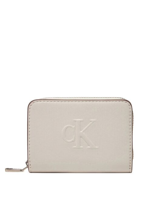 CALVIN KLEIN SCULPTED Med Geldbörse mit Rundum-Reißverschluss Windspiel - Brieftaschen Damen