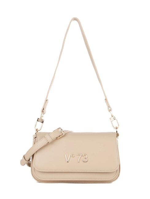 V73 BAMBOO BAG Tasche mit Doppelfunktionsklappe Beige - Damentaschen