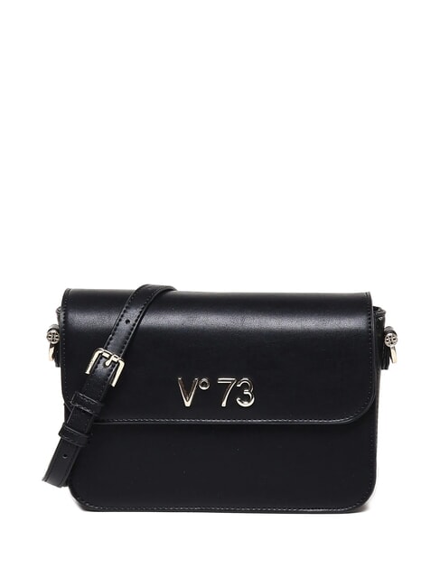 V73 BAMBOO BAG Umhängetasche mit Überschlag Schwarz - Damentaschen