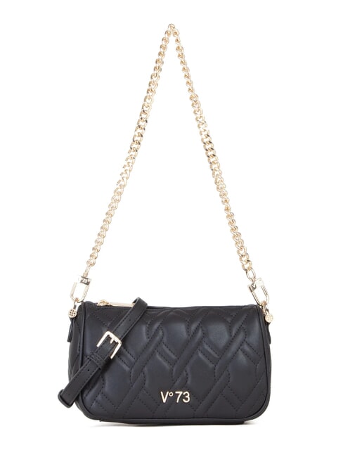V73 MARGARET Tasche mit Steppmotiv und zwei Funktionen Schwarz - Damentaschen