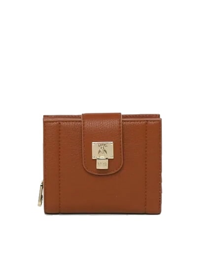 V73 TITANIA Kleine Geldbörse mit Münzfach Leder - Brieftaschen Damen