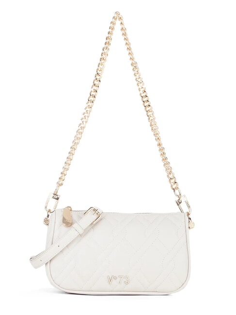 V73 MARGARET Tasche mit Steppmotiv und zwei Funktionen Creme - Damentaschen