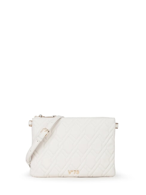 V73 MARGARET Beuteltasche mit Steppmuster Creme - Damentaschen
