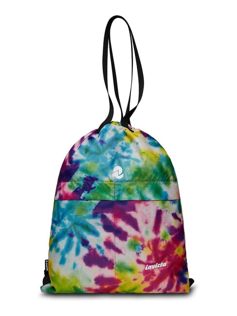 INVICTA SAKKY BAG Schulranzen Batik-Regenbogen - Rucksäcke für Schule &amp; Freizeit