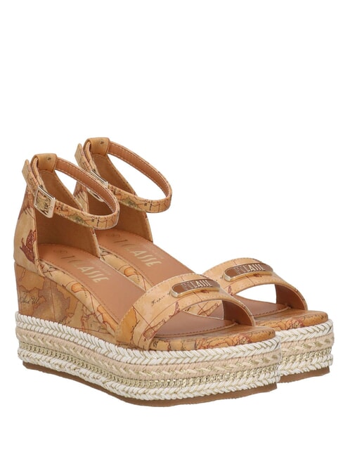 ALVIERO MARTINI PRIMA CLASSE GEO  Espadrille-Keilsandalen NATÜRLICH - Damenschuhe