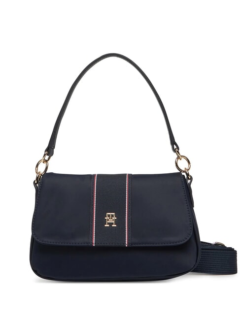 TOMMY HILFIGER POPPY Handtasche, mit Schultergurt Raum blau - Damentaschen