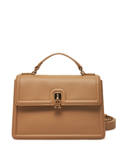 TOMMY HILFIGER TH ETERNITY Handtasche, mit Schultergurt Safari-Leinwand - Damentaschen