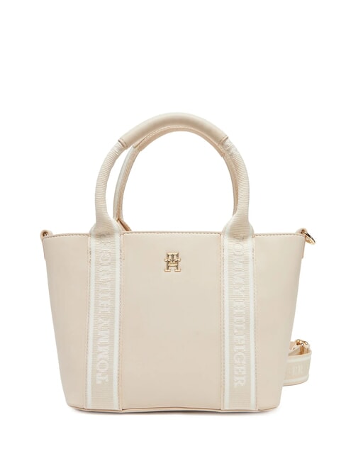 TOMMY HILFIGER TH LOGOTAPE Handtasche, mit Schultergurt Zuckerrohr - Damentaschen