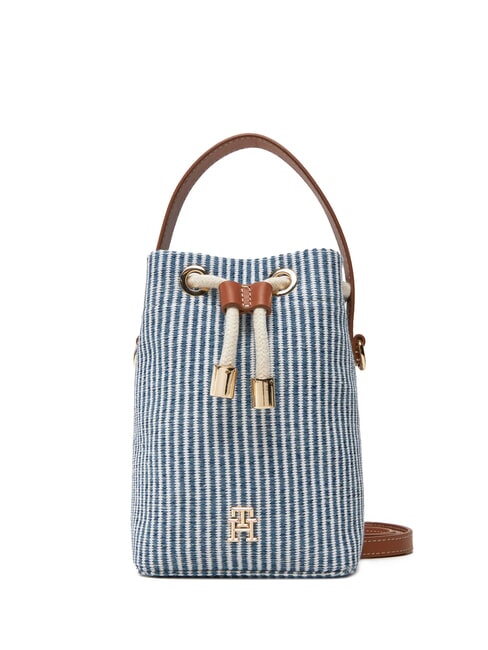 TOMMY HILFIGER TH PREMIUM BEACH Mini-Umhängetasche mit Eimer-Design Körper - Damentaschen