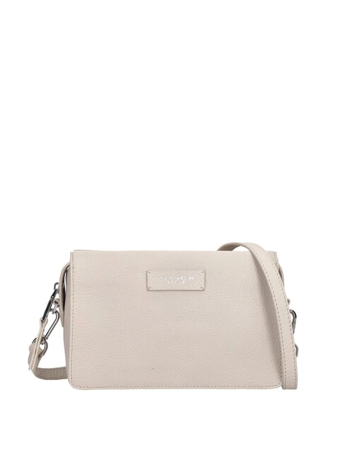 TOSCA BLU MARCELLA Rechteckige Ledertasche Weißes Elfenbein - Damentaschen