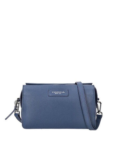 TOSCA BLU MARCELLA Rechteckige Ledertasche Blau - Damentaschen