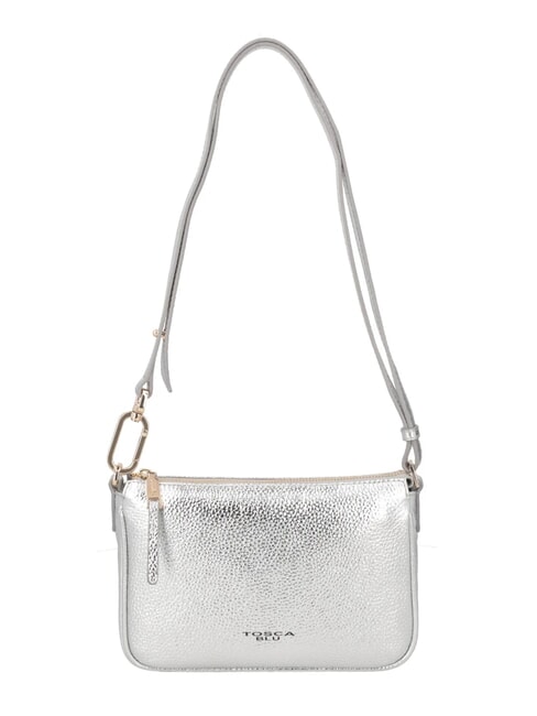 TOSCA BLU MOONY BAGS Umhängetasche aus Leder SILBER - Damentaschen