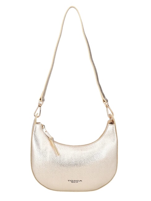 TOSCA BLU MOONY BAGS Ledertasche mit Doppelfunktion Gold - Damentaschen
