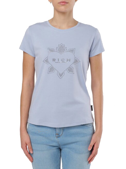 JOHN RICHMOND BAHRENS T-Shirt mit Herz-Print Abendkühle - T-Shirts und Tops für Damen