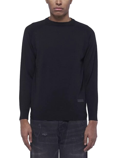 RICHMOND X MORI Pullover mit Rundhalsausschnitt schwarz2 - Herrenpullover
