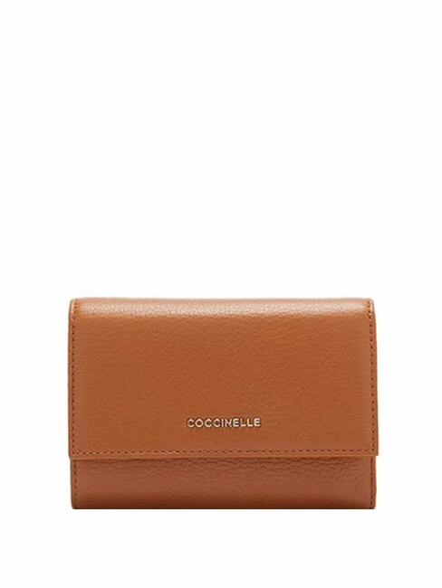 COCCINELLE METALLIC SOFT Mini-Geldbörse aus Leder CUIR - Brieftaschen Damen