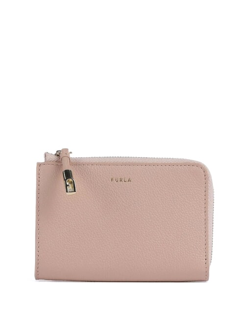 FURLA GOCCIA Kartenetui aus Leder mit Reißverschluss Gesichtspuder - Brieftaschen Damen