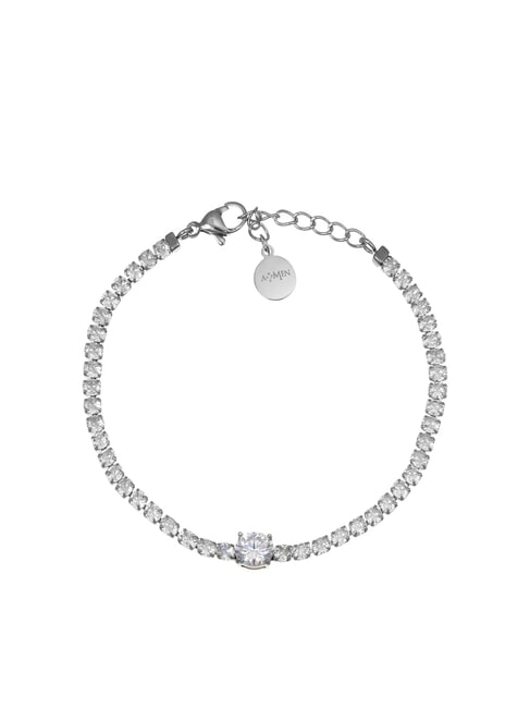 AMEN ACCIAIO Armband mit Zirkonia Silber - Armbänder