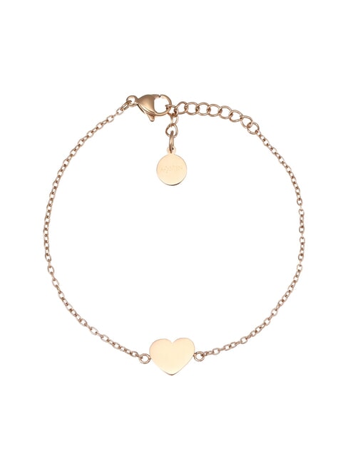 AMEN ACCIAIO Armband mit Herzanhänger Rose - Armbänder