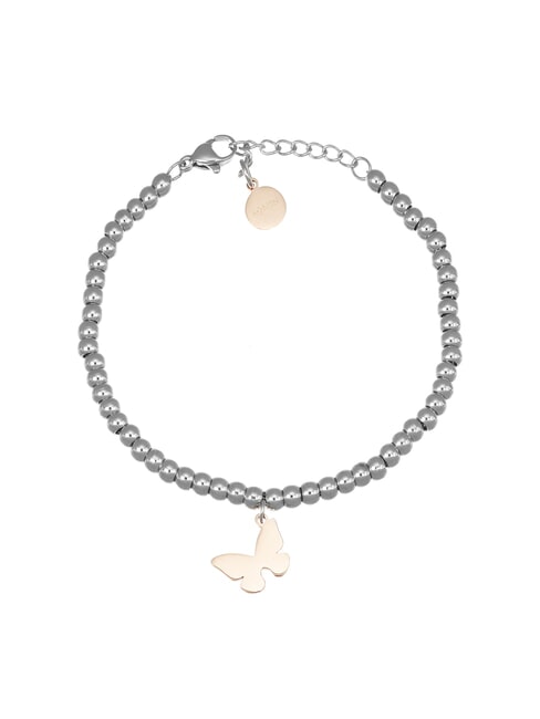 AMEN ACCIAIO Stahlarmband Stahl/Rosen - Armbänder