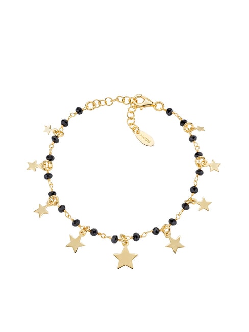 AMEN ELEGANCE Bettelarmband mit Sternen und Steinen Gold - Armbänder