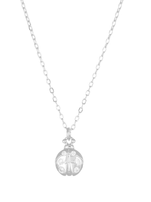 AMEN ANIMALIER LUXURY Halskette mit Marienkäfer und Zirkonia Rhodium/Rosš - Halsketten
