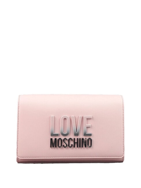 LOVE MOSCHINO CHAIN Lettering Umhängetasche Gesichtspuder - Damentaschen