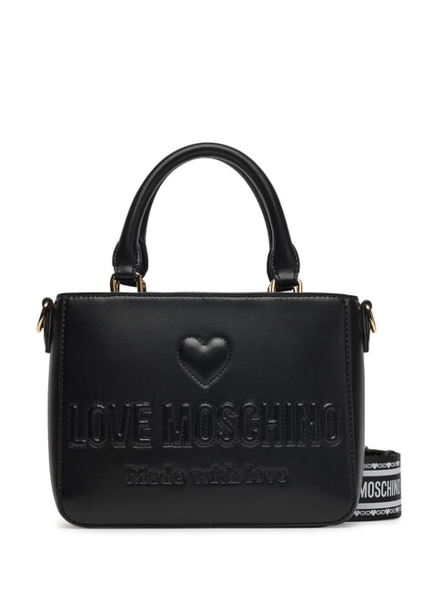 LOVE MOSCHINO MADE WITH LOVE Mini-Handtasche mit Schultergurt Schwarz - Damentaschen