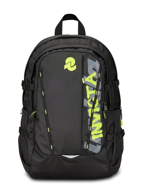 INVICTA INVICT-ACT GRS Farbwechselnder Rucksack mit 2 Fächern Schwarz Gelb - Rucksäcke für Schule &amp; Freizeit