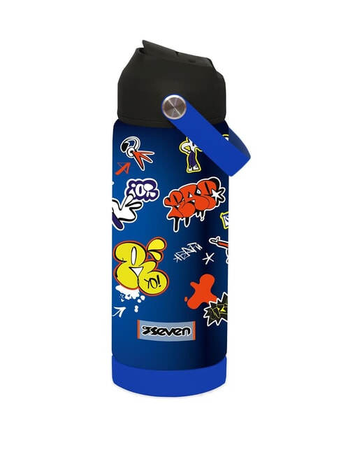SEVEN BOY&GIRL Thermo-Wasserflasche 500ml Schwarz - Thermosflaschen