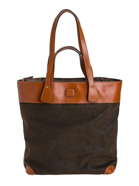 BRIC’S LIFE Hand-/Schulter-Shopper Tabak olive - Damentaschen