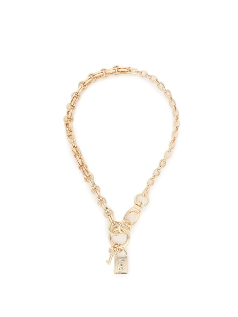 LIUJO KEY & LOCK Halskette Gold - Halsketten