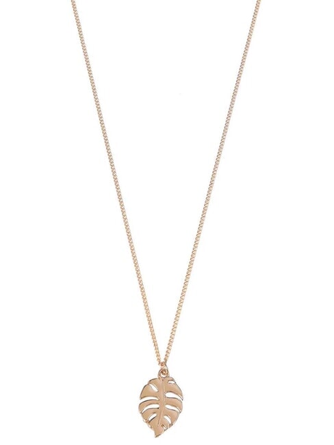 LIUJO CHARM LEAF Halskette Gold - Halsketten