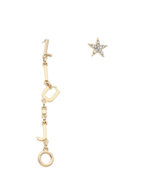 LIUJO LETTERING Ohrringe goldene Rose - Ohrringe
