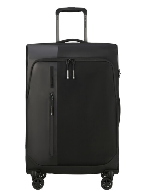 SAMSONITE BIZ2GO TRVL Mittelgroßer erweiterbarer Trolley SCHWARZ - Halbharte Trolleys