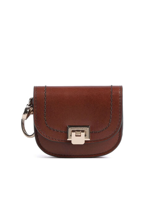 THE BRIDGE FEDERICA Leder-Geldbörse mit Schlüsselring BRAUN - Brieftaschen Damen