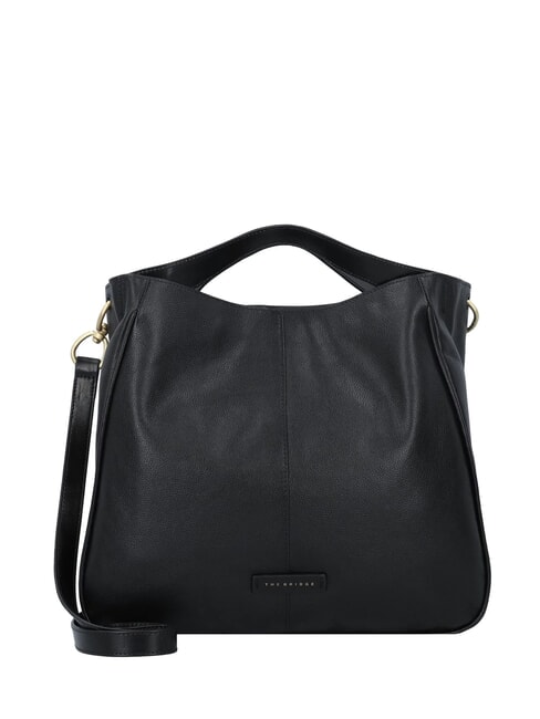 THE BRIDGE ELISABETTA Ledertasche mit Schultergurt Schwarzes Gold - Damentaschen