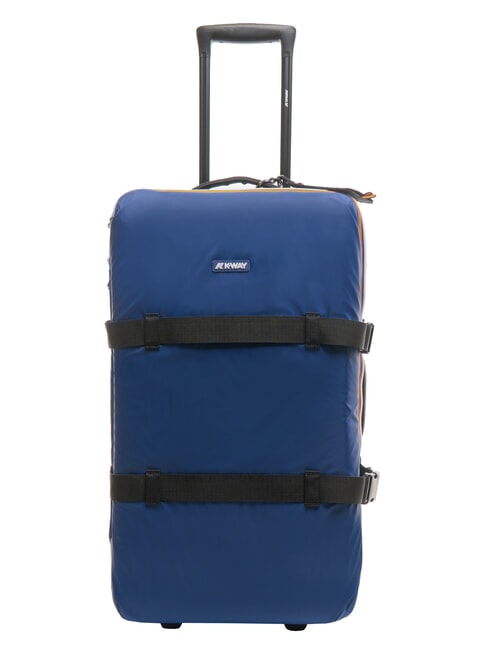 KWAY BLOSSAC  Mittelgroßer wasserdichter Trolley tiefblau kobaltschwarz - Halbharte Trolleys