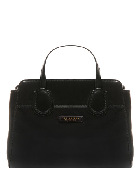 THE BRIDGE ELETTRA Handtasche, mit Schultergurt Schwarzes Gold - Damentaschen
