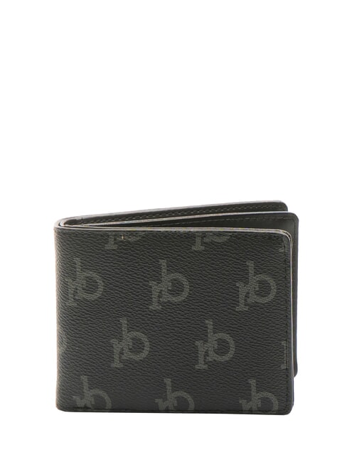ROCCOBAROCCO RB Herren Leder Geldbörse Schwarz - Brieftaschen Herren