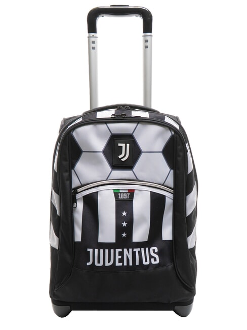 JUVENTUS #BOOTIT Rucksack mit Trolley STREIFEN SCHWARZ / WEISS - Rucksäcke mit Trolleyfunktion