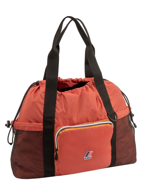 KWAY LE VRAI 3.0 MARCEL Faltbare Tragetasche aus Nylon roter Jaspis - Damentaschen