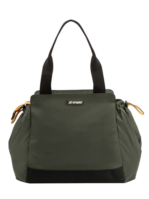 KWAY AISY Nylon-Einkaufstasche grün schwärzlich - Damentaschen