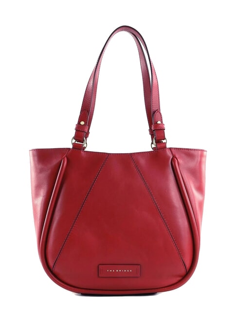 THE BRIDGE BRIGIDA  Shopper aus Leder Beere Abb. Gold - Damentaschen