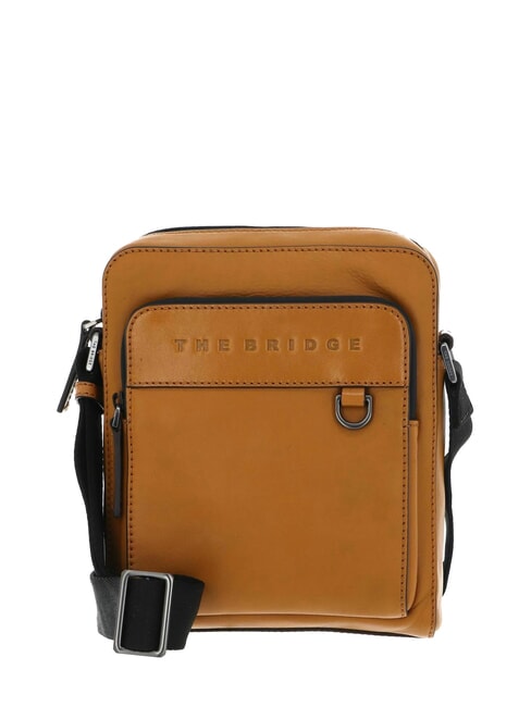 THE BRIDGE DAMIANO  Ledertasche Curry abb dunkles Ruthenium - Umhängetaschen Herren